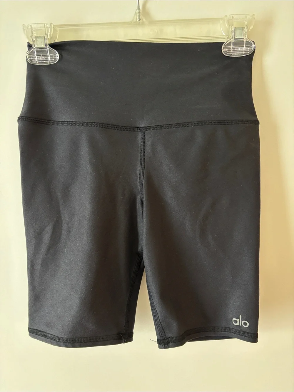 ALO Yoga Black High-Rise Bike Shorts